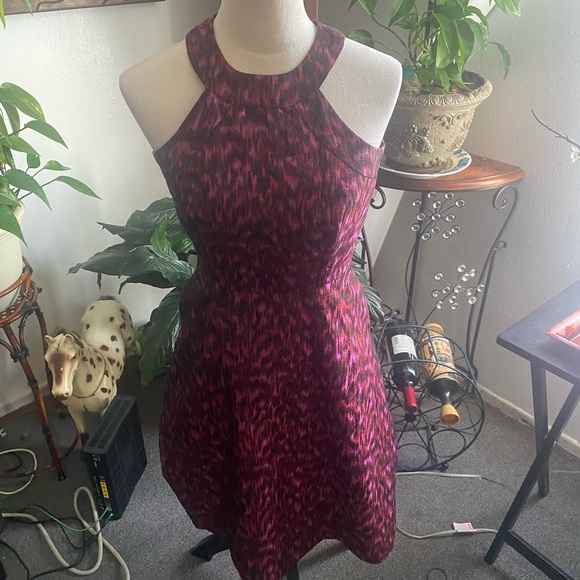 Calvin Klein Dresses & Skirts - Calvin Klein Pink and Black Mini Dress Size 2